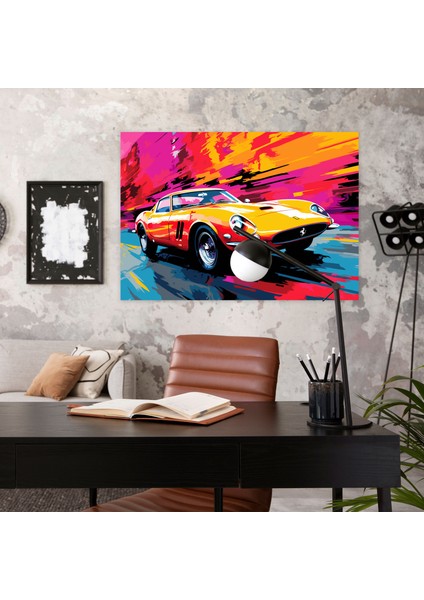 Ferrari Kanvas Tablo - Pop Art Enerji - Ferrari, Kanvas Tablo, Ferrari, Kanvas Tablo, 50 x 30 cm modelleri