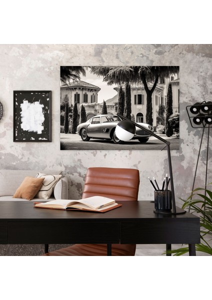 Ferrari Duvar Tablosu - Vintage Italyan Tarzı - Ferrari, Vintage Italyan Tarzı, Duvar Sanatı, Kanvas Tablo, 50 x 30 cm fiyatları