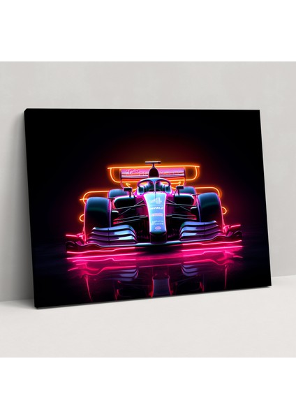 Formula 1 Duvar Tablosu - Formül 1, Formül 1, Kanvas, Ambiyans, 50 x 30 cm