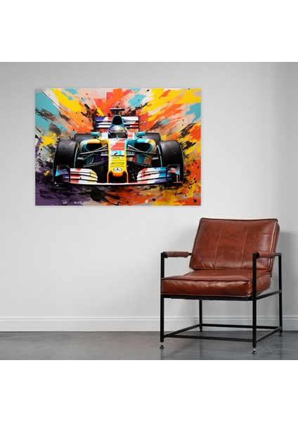 Formula 1 Kanvas Tablo - Formula 1, Canlı, Ev Dekorasyonu, Kanvas Tablo, 50 x 30 cm fiyatları