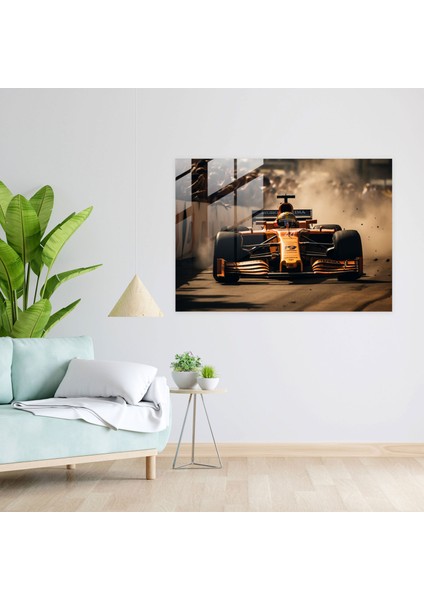 Yoğun Formula 1 Cam Baskı - Formül 1, Tezahürat Yapan Kalabalık, Yakın Çekim, Gerçekçi Fotoğrafçılık, 45 x 30 cm fiyatları