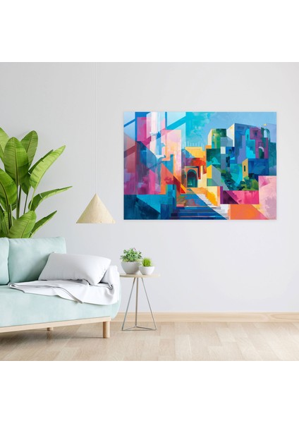 Fovizm Sanat Tarzı Cam Duvar Sanatı - Fovizm, Fovizm Sanat Tarzı, Cam Duvar Sanatı, Duvar Dekorasyonu, 45 x 30 cm fiyatları