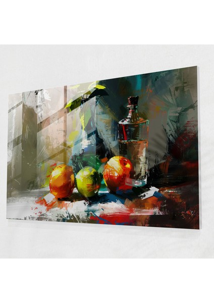Abartılı Natürmort Fovizm Cam Baskı - Fovizm, Fovizm Sanat Stili, Cam Baskı, Ev Dekorasyonu, 45 x 30 cm