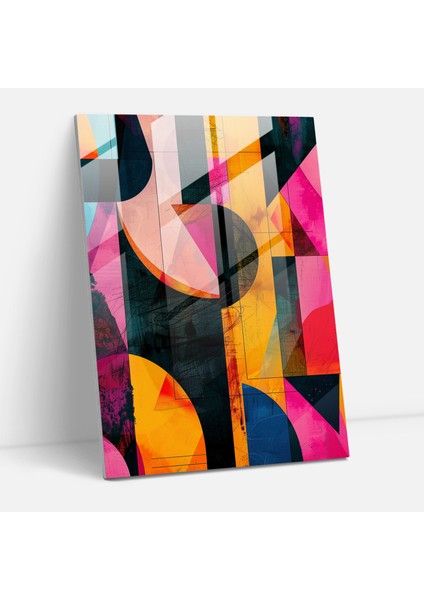 Fütürizm Sanat Tarzı Cam Baskı - Fütürizm, Ev Dekorasyonu, Cam Baskı, Fütürizm Sanat Tarzı, 30 x 45 cm