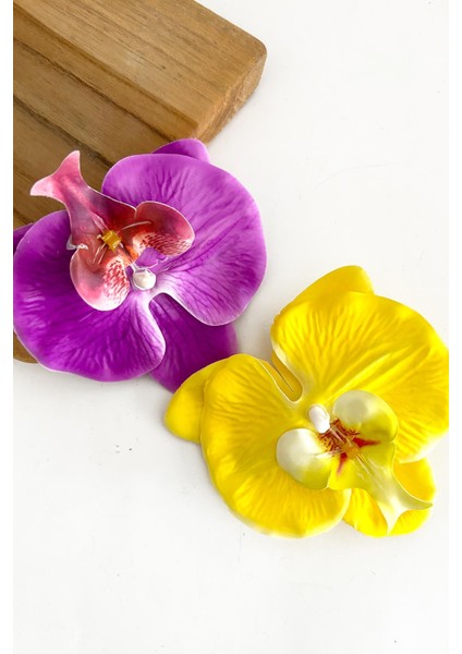 2 Adet Aloha Orkide Çiçeği Floral Pens Toka fiyatları