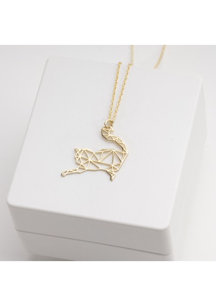 925 Ayar Gümüş Kedi Kolye Özel Tasarım modelleri