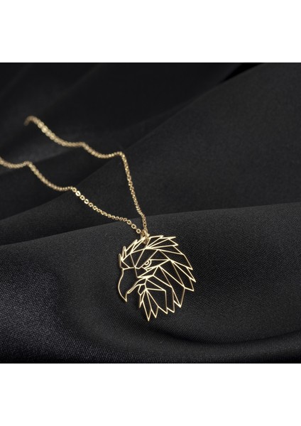 925 Ayar Gümüş Kartal Origami Kolye Özel Tasarım fiyatları