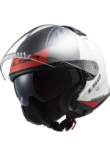 Copter 2 Urbane Mat Beyaz-Kırmızı Kask fiyatları