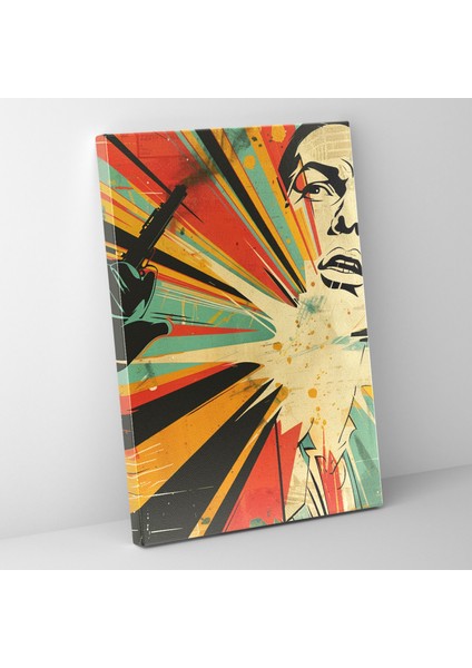 Art Deco Pop Art Duvar Dekorasyonu - Klasisizm ve Popart, Kanvas Tablo, Art Deco Pop Art, Duvar Dekorasyonu, 30 x 50 cm