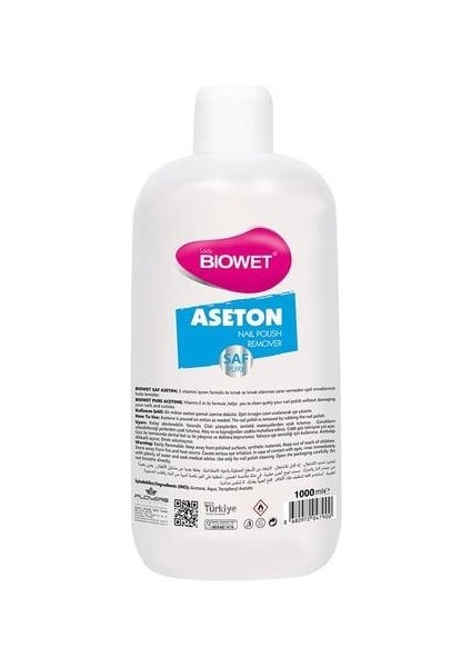 Aseton Saf 1000 ml