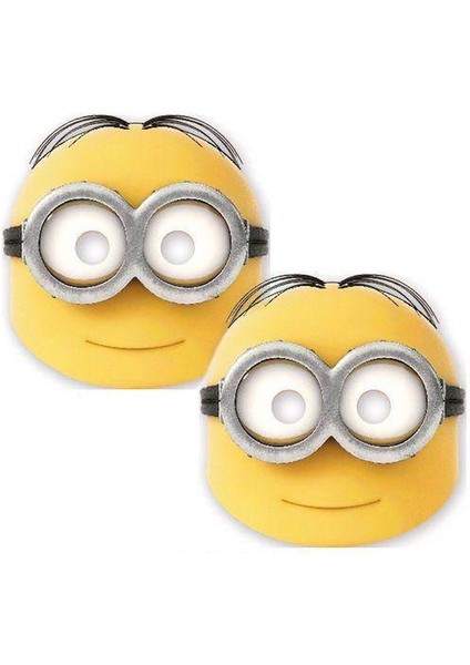 Minion Kağıt Maske (6 Adet)
