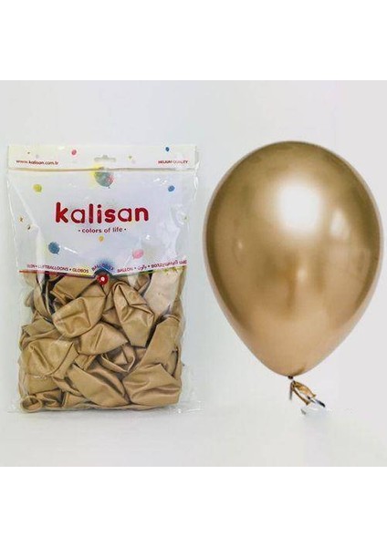 Gold Krom Balon 50 Adet (30 Cm)