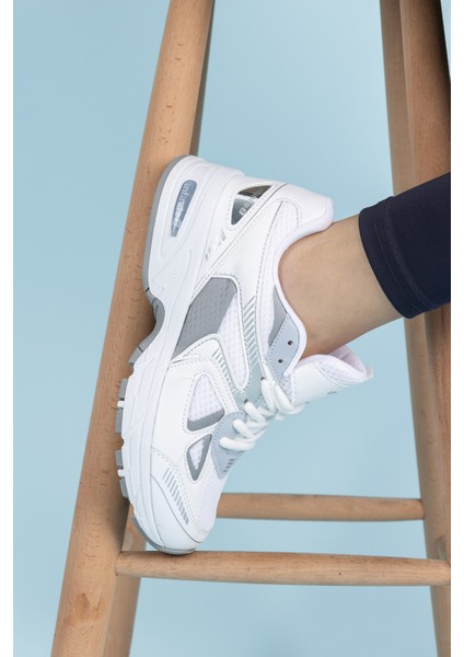 Bette Kadın Beyaz Gri Spor Ayakkabı