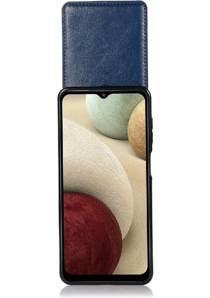 Kredi ile Samsung Galaxy A12 Kılıf Cüzdan Kart Tutucu ile Uyumlu (Yurt Dışından)