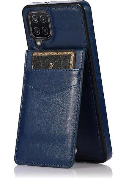 Kredi ile Samsung Galaxy A12 Kılıf Cüzdan Kart Tutucu ile Uyumlu (Yurt Dışından)