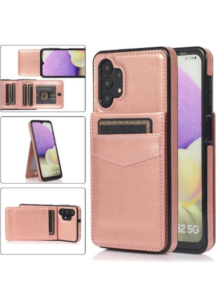 Kredi Kartı Cüzdanı Manyetik ile Samsung Galaxy A32 5g ile Uyumlu (Yurt Dışından)