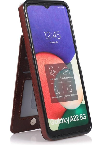 Samsung Galaxy A22 5g Kılıf Cüzdan Kart Tutucu Manyetik ile Uyumlu (Yurt Dışından) fırsatları