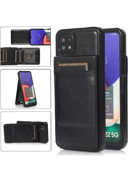 Samsung Galaxy A22 5g Kılıf Cüzdan Kart Tutucu Manyetik ile Uyumlu (Yurt Dışından)