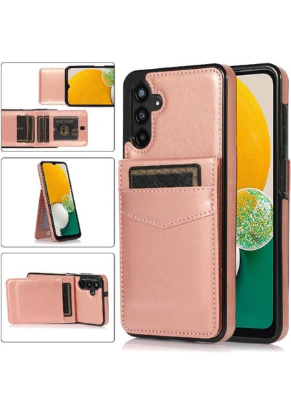 Samsung Galaxy A13 4g/5g Kart Tutucu Premium Deri Kılıf ile Uyumlu (Yurt Dışından)
