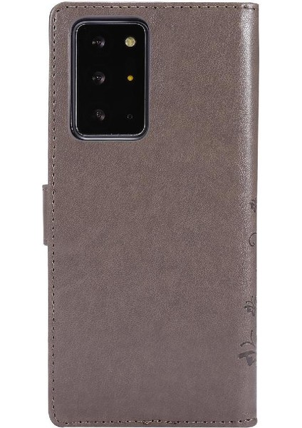 Samsung Galaxy Not 20 Için Filp Durumda Ultra Kart Tutucu Bilek Kayışı Pu (Yurt Dışından)