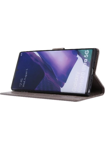 Samsung Galaxy Not 20 Için Filp Durumda Ultra Kart Tutucu Bilek Kayışı Pu (Yurt Dışından)