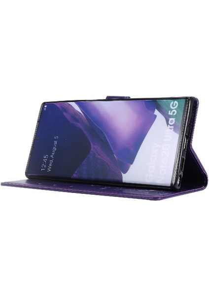 Samsung Galaxy Not 20 Için Filp Durumda Ultra Kart Tutucu Bilek Kayışı Pu (Yurt Dışından)
