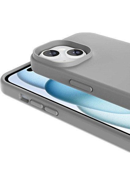 Apple iPhone 15 Plus Uyumlu Kılıf Magsafe Şarj Özellikli Sıvı Teknolojili Silinebilir Sert Kapak modelleri