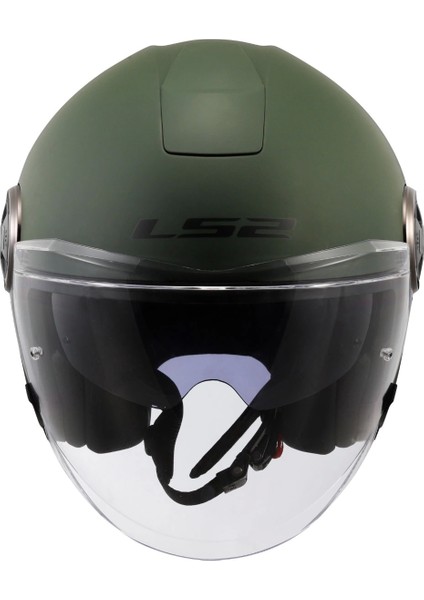 Classy Mat Yeşil Kask