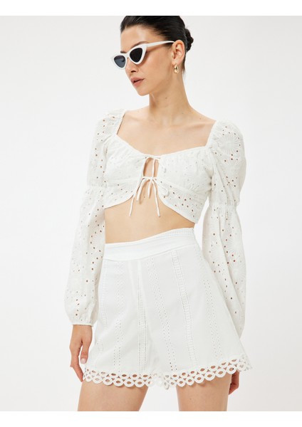 Mini Fisto Şort Astarlı