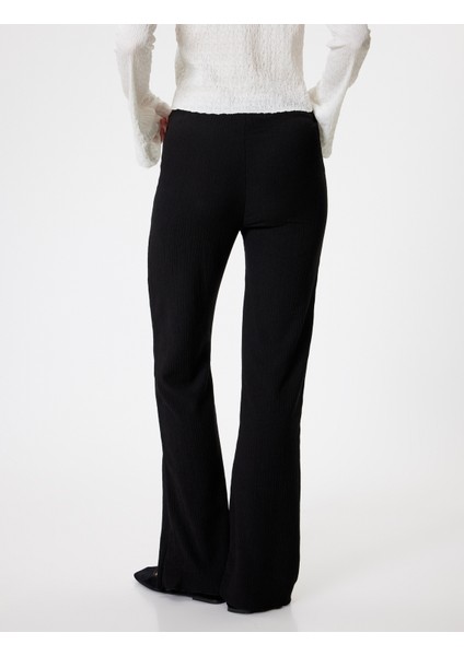 Ispanyol Paça Tayt Pantolon Yüksek Bel Skinny Fit fırsatları