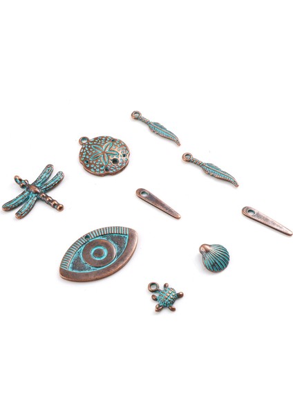 27X5MM Bohem Tarzı Okyanus Takı Takılar Antik Bakır Yusufçuk Kabuk Vintage Metal Kolye Dıy Yapımı Küpe Takı Hediye, 10 Adet (Yurt Dışından) fiyatları