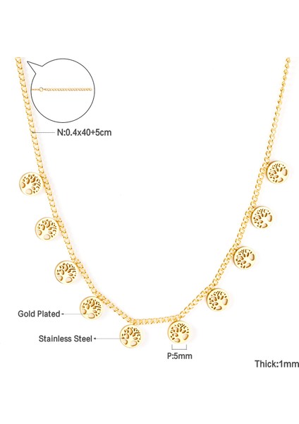 NE242901S Tarzı NE247601G Luxusteel Minik Küçük Kolye Gerdanlık Kolye Kadınlar Için Kızlar Paslanmaz Çelik Moda Zarif Sikke Yıldız Bebek Ayak Charm Takı (Yurt Dışından)