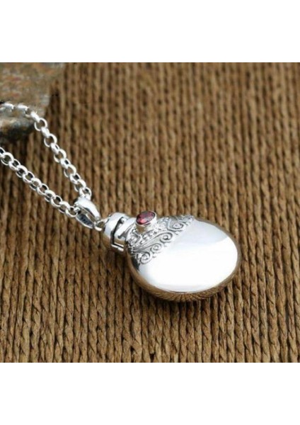 AL12879-GÜMÜŞ Yeni Claunk Gümüş Kaplama Metal Antika Parfüm Şişesi Kolye Kolye Erkekler Için Glamour Kişilik Parti Balo Takı (Yurt Dışından) indirimleri