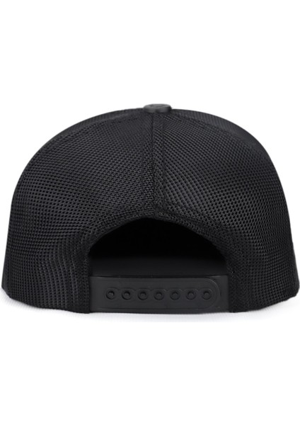 Çocuk Siyah Pamuklu Trucker Şapka, Rahat ve Şık Yazlık Güneş Koruyucu indirimleri