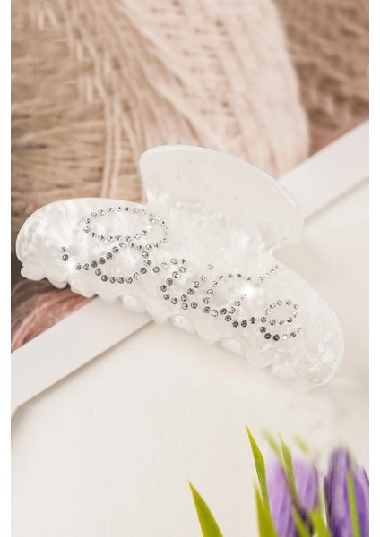 Beyaz Sedefli Bride Mandal Toka (Ölçü:10 Cm) fiyatları
