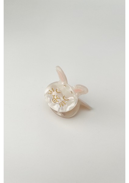 Sevimli Tavşan Mandal Toka (Ölçü:4 Cm)