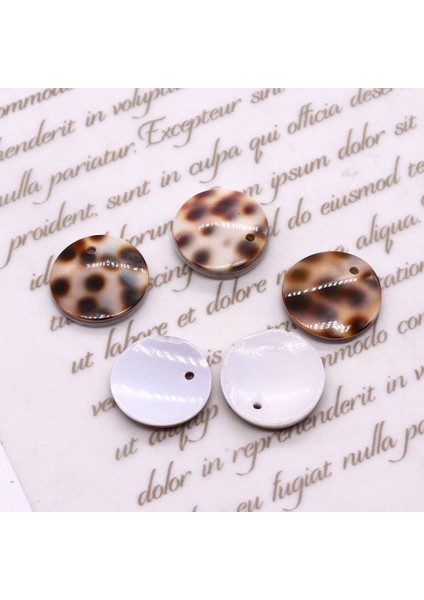 15MM-5 Adet Doğal Sedef Kabuk Yuvarlak Kolye Takı Yapımı Için Boncuk Charms Diy Bilezik Küpe Kolye Takı Aksesuarları (Yurt Dışından) fırsatları