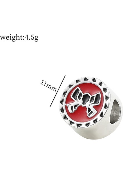 PJ0165 Marvel Süper Kahraman Boncuk Kolye Takı Avengers Örümcek Adam Demir Adam Bilezik Charm Takı Kolye Dıy Aksesuarları Li Hediyeler (Yurt Dışından)