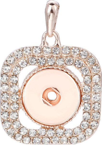 No.6 Boyutu Yeni Yapış Kolye Kolye Gül Altın Renk Kolye Fit Snap Düğmesi Moda Yapış Takı Kolye Hediye (Yurt Dışından) modelleri