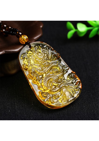 S18 Doğal Topaz El Oyma Çin Ağustosböceği Yeşim Kolye Charm Sitrin Moda Takı Kadın Erkek Kolye Hediye Için (Yurt Dışından) modelleri