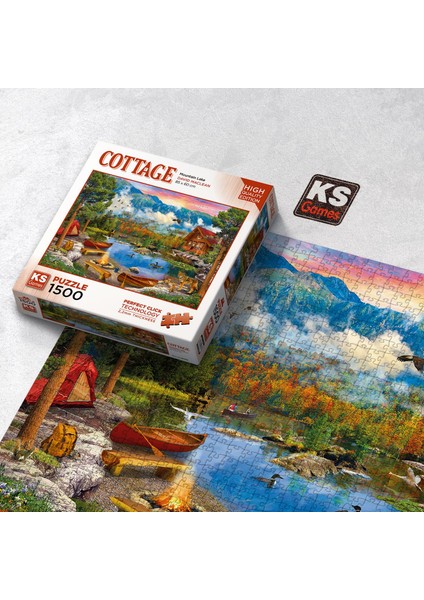 1500 Parça Dağ Gölü 22036 Ks Games Puzzle