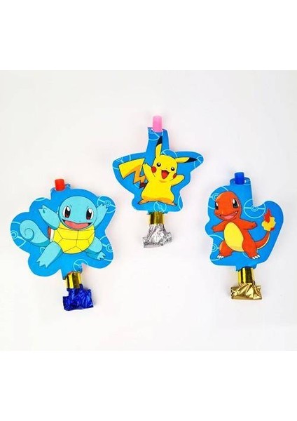 Pokemon Parti Düdüğü (6 Adet)