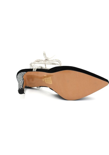 (Pine Cone) Taş Biye Detaylı Burnu Kapalı Topuklu Kadın Ayakkabı Siyah fırsatları