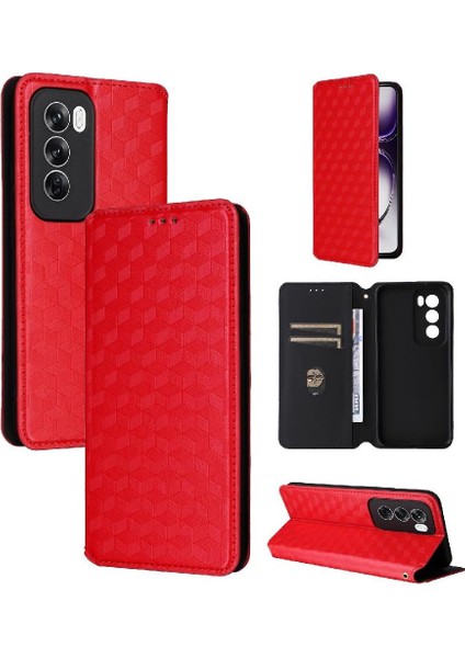 Oppo Oppo 12 5g Manyetik Kapatma Kart Yuvaları Tutucu Pu 3D Için Flip Case (Yurt Dışından) indirimleri
