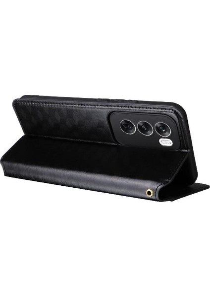 Oppo Oppo 12 5g Manyetik Kapatma Kart Yuvaları Tutucu Pu 3D Için Flip Case (Yurt Dışından) fırsatları