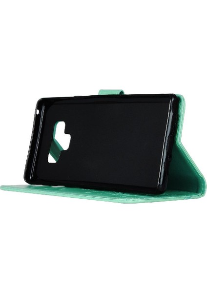 Samsung Galaxy Not 9 Bilek Kayışı Için Filp Durumda Kart Tutucu Kickstand Pu (Yurt Dışından)