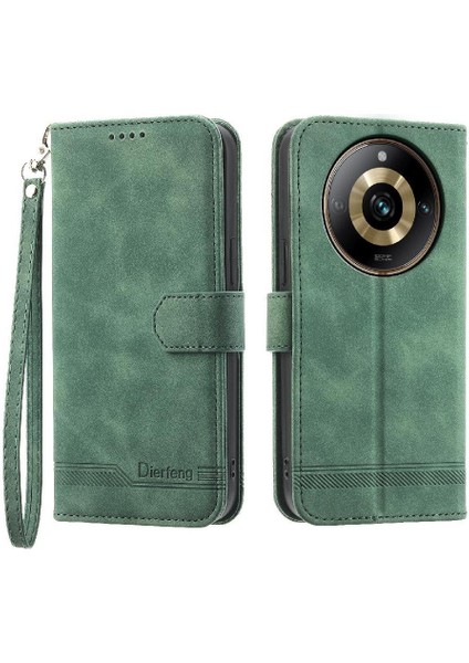 Realme 11 Pro Nakit Cep Manyetik Kapatma Premium Kart Için Flip Case (Yurt Dışından)