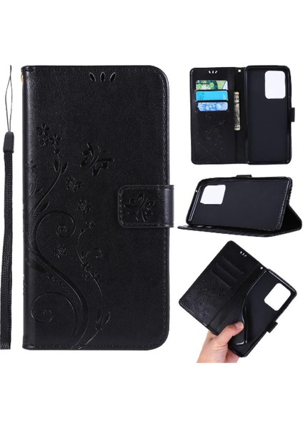 Samsung Galaxy S20 Ultra Kart Tutucu Için Pu Deri Kickstand Durumda (Yurt Dışından)