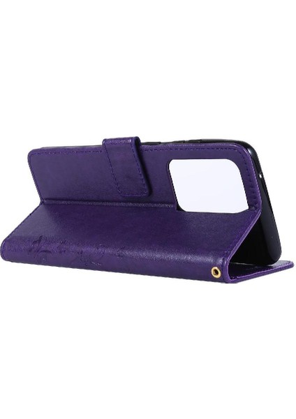 Samsung Galaxy S20 Ultra Kart Tutucu Için Pu Deri Kickstand Durumda (Yurt Dışından) modelleri