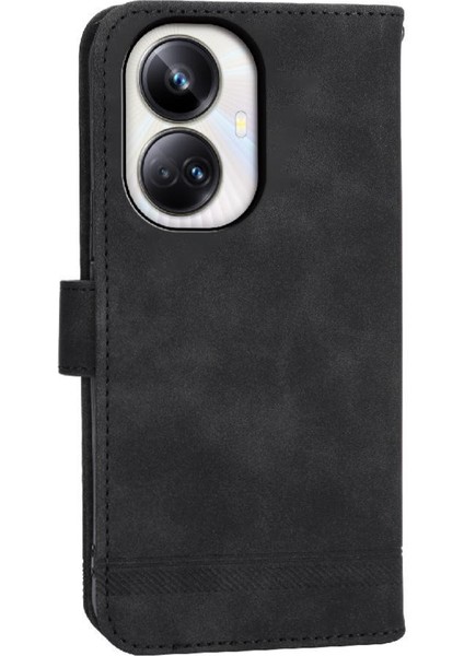 Realme 10 Pro Artı Manyetik Kapatma Nakit Cep Bileklik Için Flip Case (Yurt Dışından)